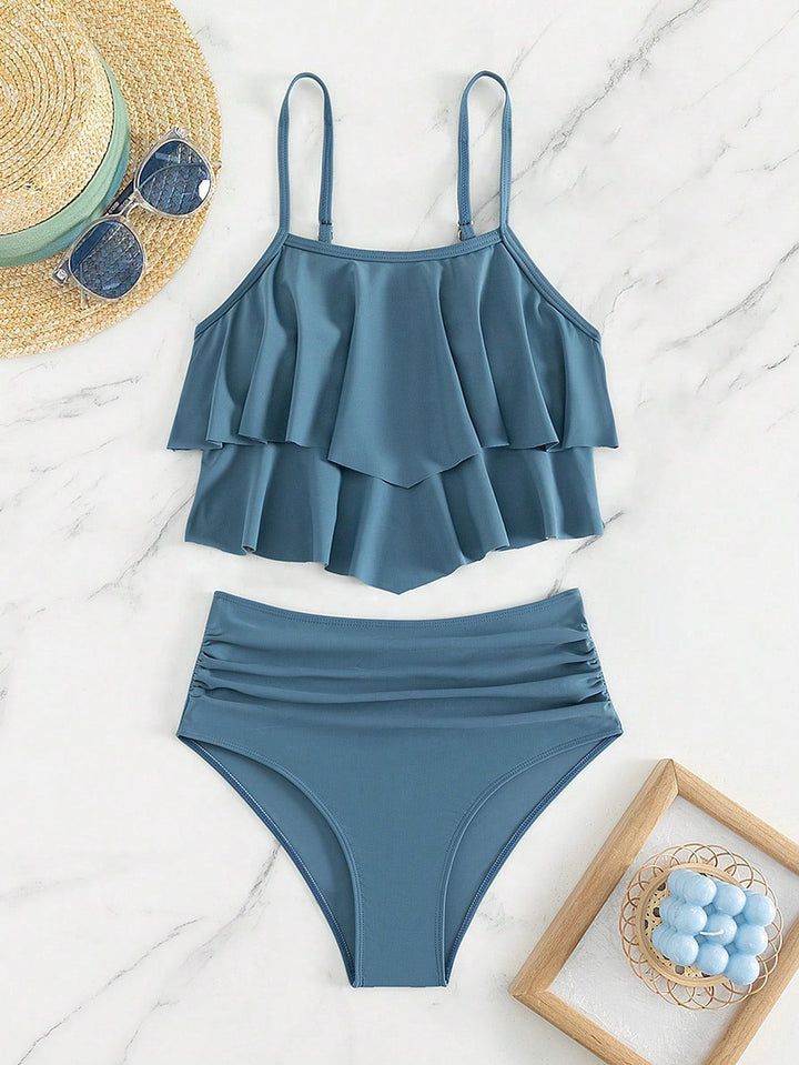 Damen Bikini-Set mit voluminösem Rüschendesign Drune