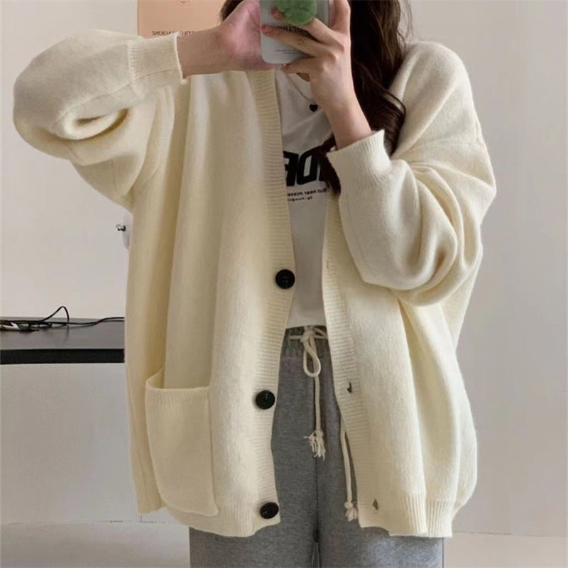 Damen Oversize Strickjacke Drune