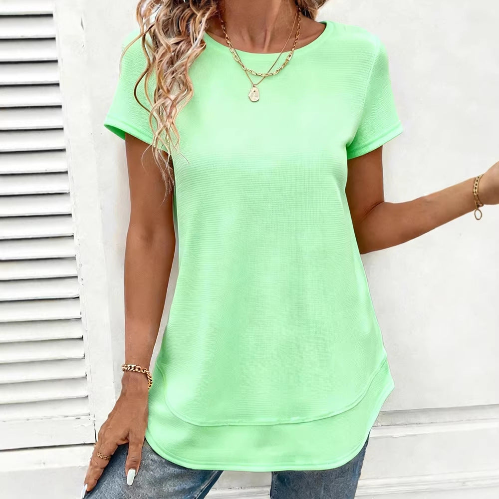 Damen sportliches Baumwollshirt Drune