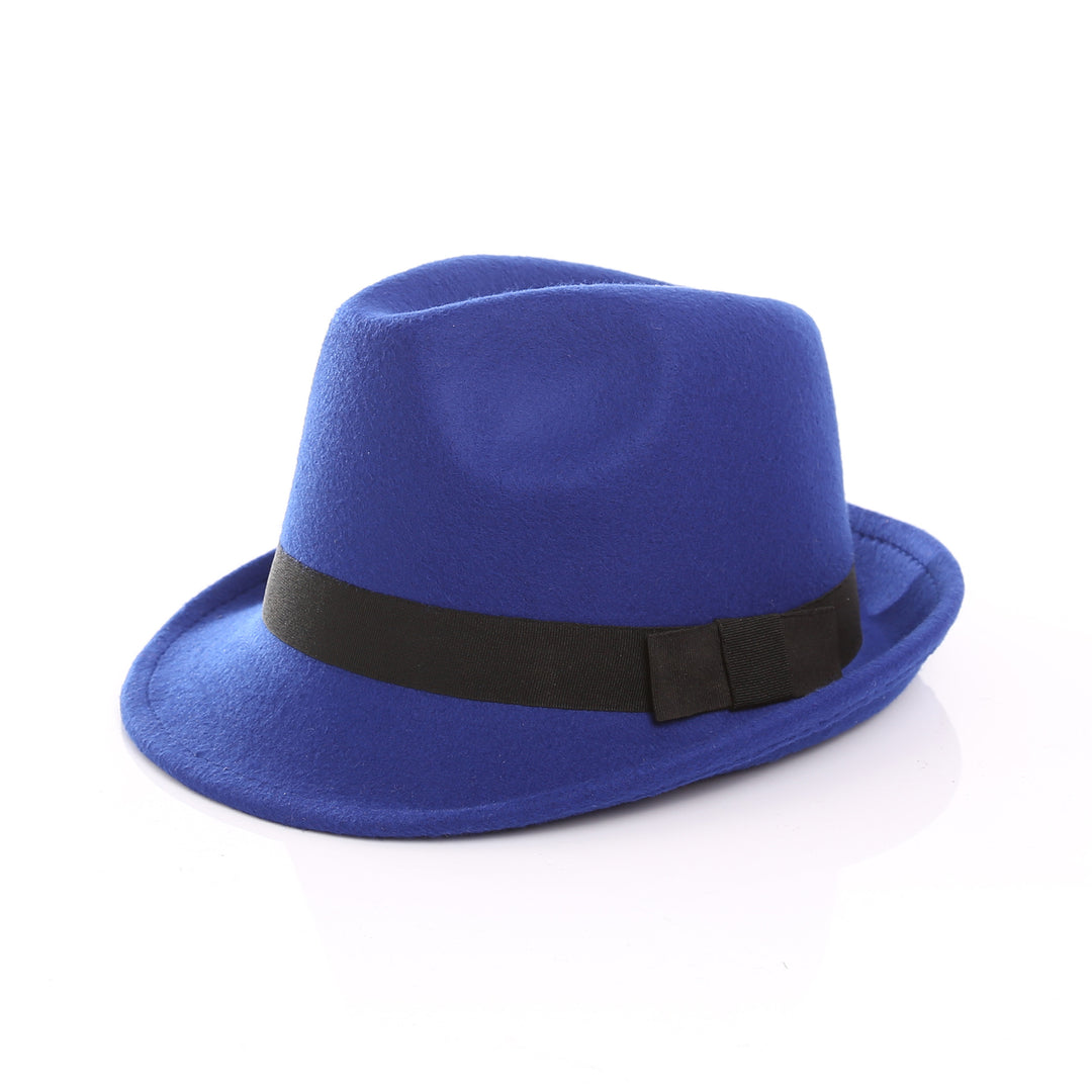 Damen Fedora-Hut aus hochwertigem Wollmix mit stilvollem Band Drune
