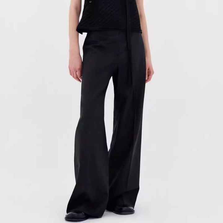 Damenweite elegante Anzughose Drune