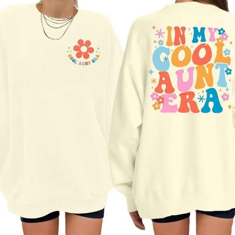 Damen Sweatshirt mit modernem floralen Print und lässigem Schnitt Drune