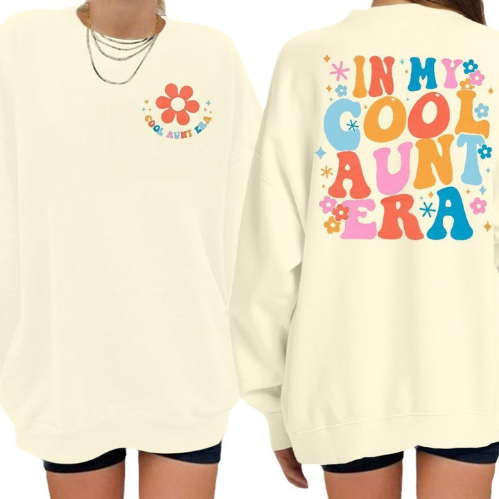 Damen Sweatshirt mit modernem floralen Print und lässigem Schnitt Drune