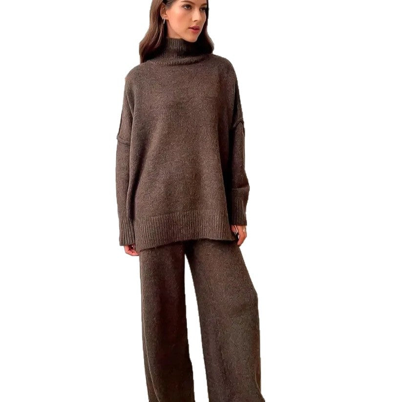 Damen Cozy Loungewear Set aus weichem Strick Drune