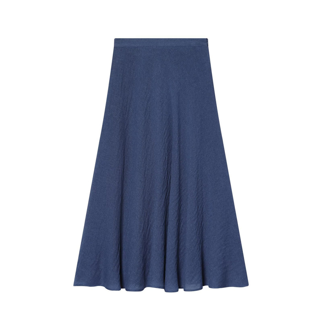 Damen Maxirock mit fließendem Schnitt und asymmetrischen Details Drune