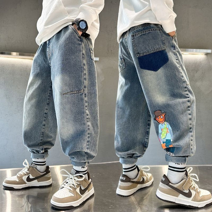Herren lässige Baggy-Jeans mit einzigartigem Design Drune