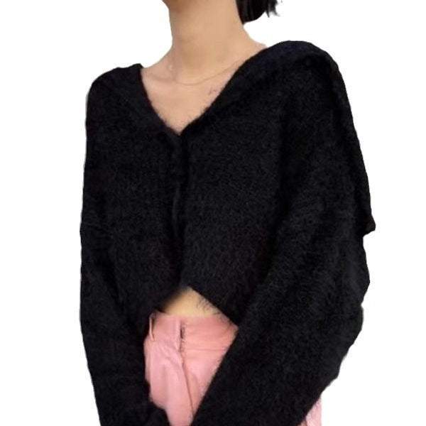 Damen kuscheliger V-Ausschnitt Pullover im modernen Schnitt Drune