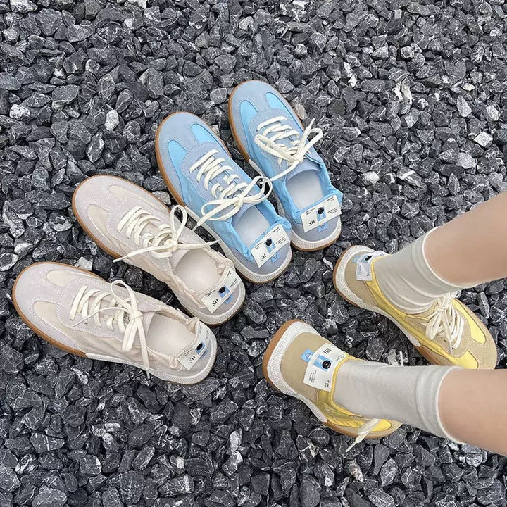 Damen Sportliche Sneakers mit weichem Futter und dämpfender Sohle Drune