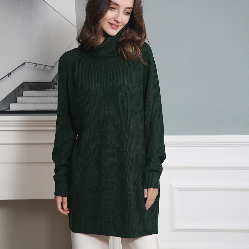 Damen Kuscheliger Rollkragenpullover aus weichem Strick Drune