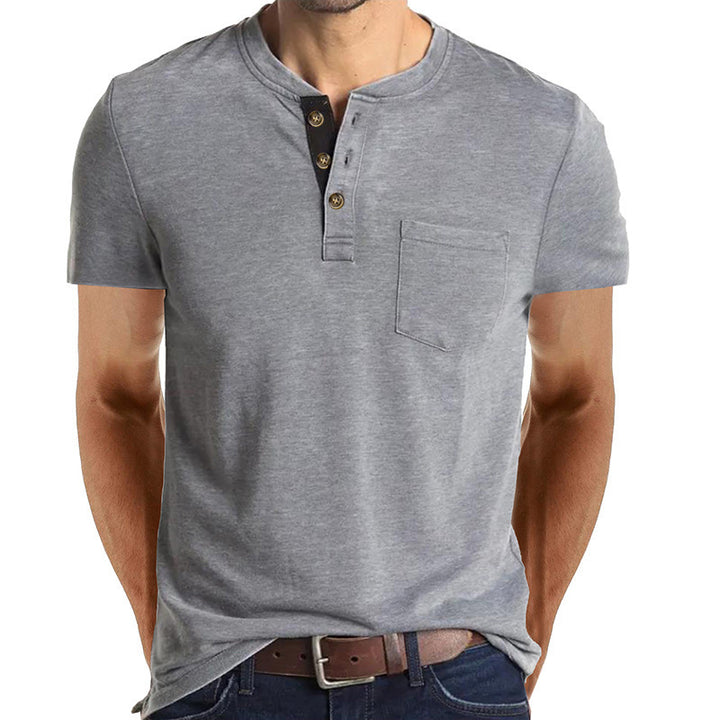 Stylisches Herren Henley-Shirt Drune