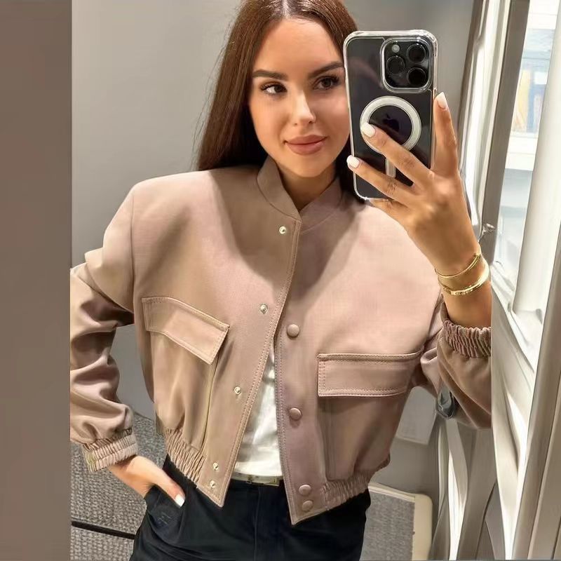 Damen modische Streetwear Jacke Drune