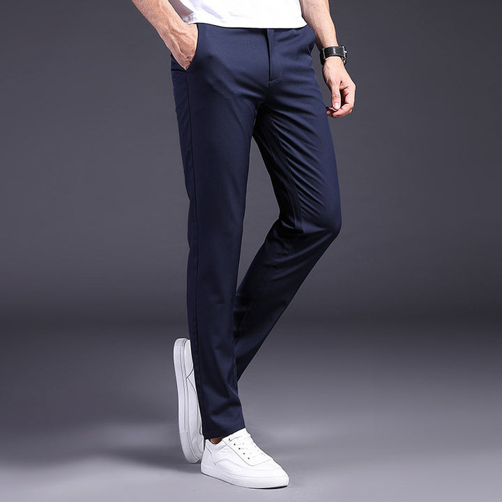 Herren Moderne Freizeithose mit praktischen Taschen und elastischem Bund Drune