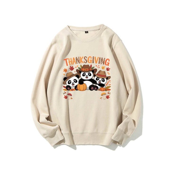Damen Sweatshirt mit lustigem Tierdesign und herbstlichem Motiv Drune