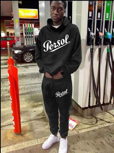 Damen Hoodie- und Jogginghose-Set mit stylish grafischem Design und bequemer Passform Drune