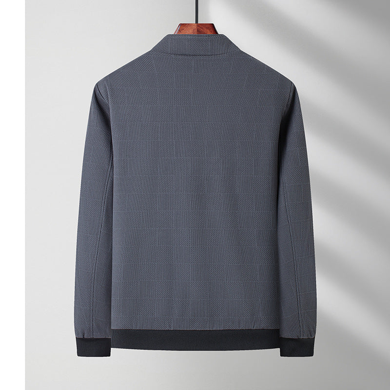 Herren lässige Übergangsjacke mit strukuriertem Design und praktischen Taschen Drune