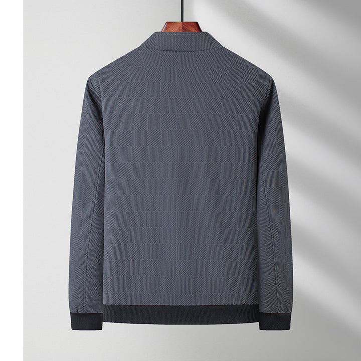 Herren lässige Übergangsjacke mit strukuriertem Design und praktischen Taschen Drune