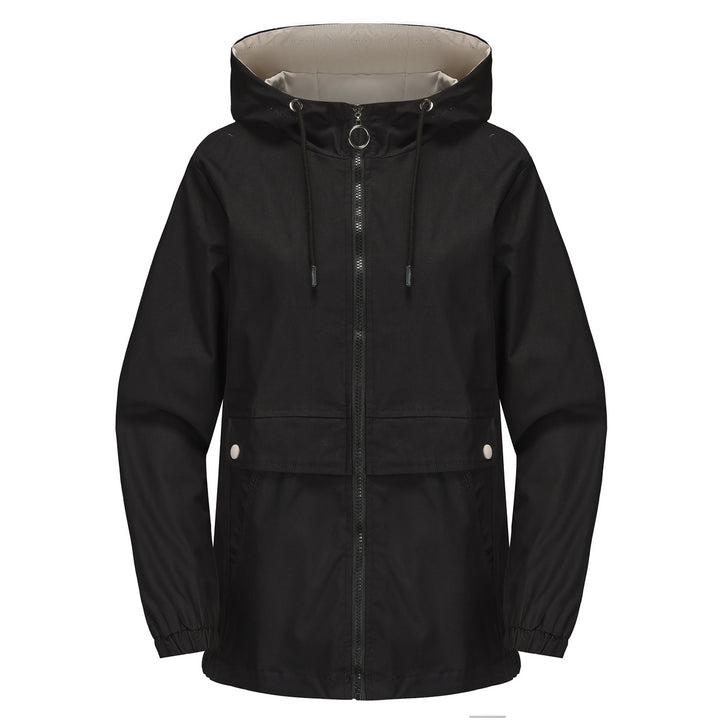 Damen modische Freizeitjacke mit verstellbarem Bund Drune