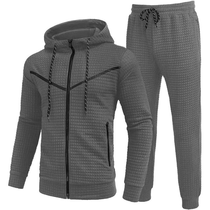 Herren Fleece-Jogginganzug mit strukturiertem Design Drune