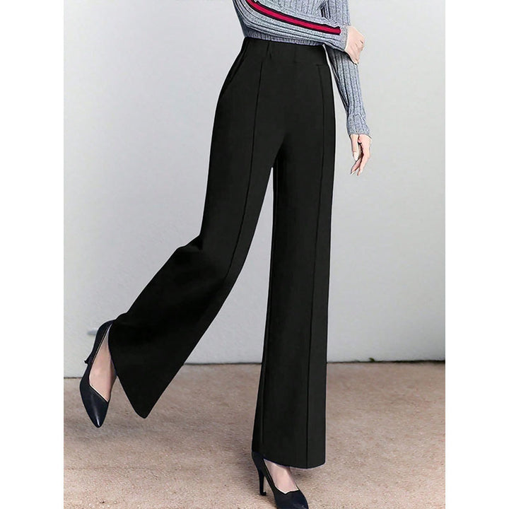 Damen elegante Culotte mit hohen Taillenschnitt und seitlichen Eingrifftaschen Drune