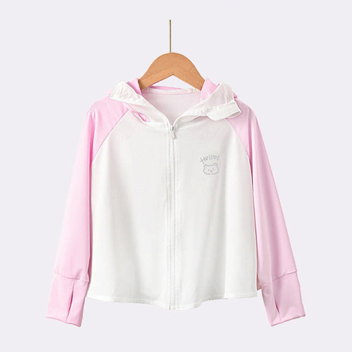 Mädchen funktionale UV-Schutzjacke mit Kapuze Drune