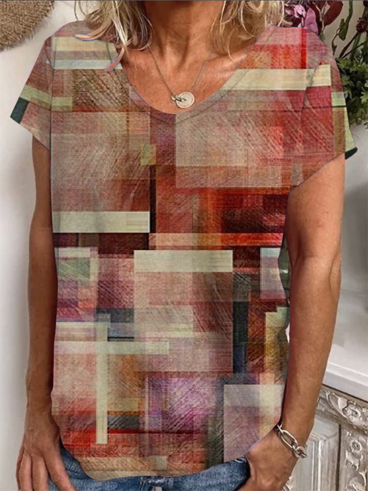 Damen T-Shirt mit einzigartigem Mandala-Design Drune
