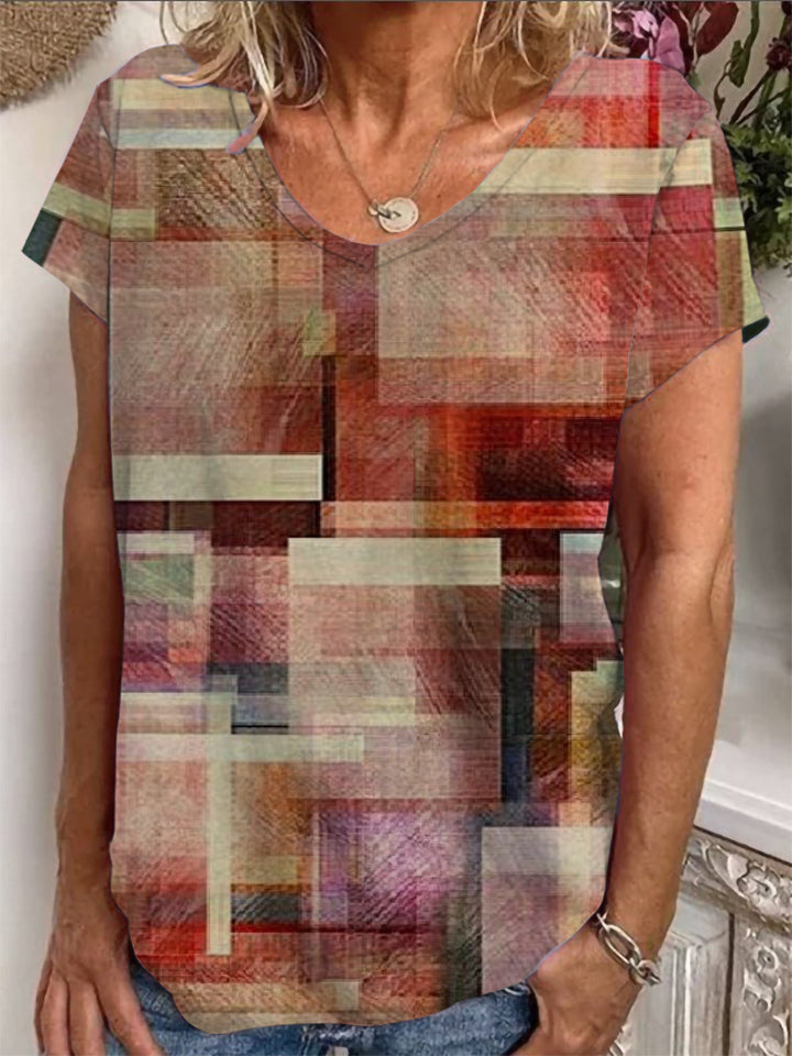 Damen T-Shirt mit einzigartigem Mandala-Design Drune