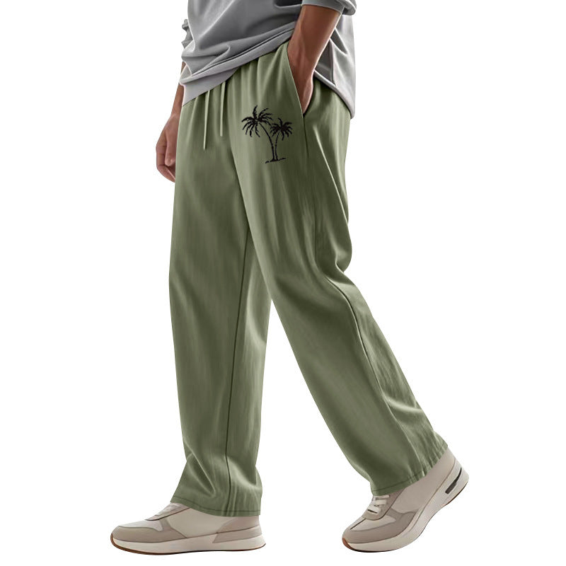 Herren Legere Freizeithose mit seitlichem Logodruck Drune