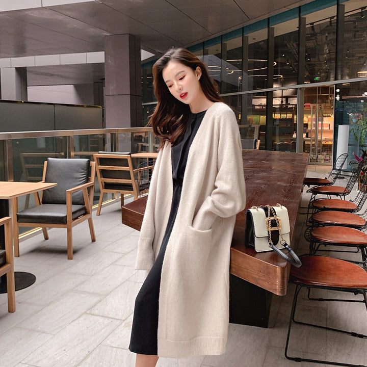 Damen lässiger Longcardigan Drune