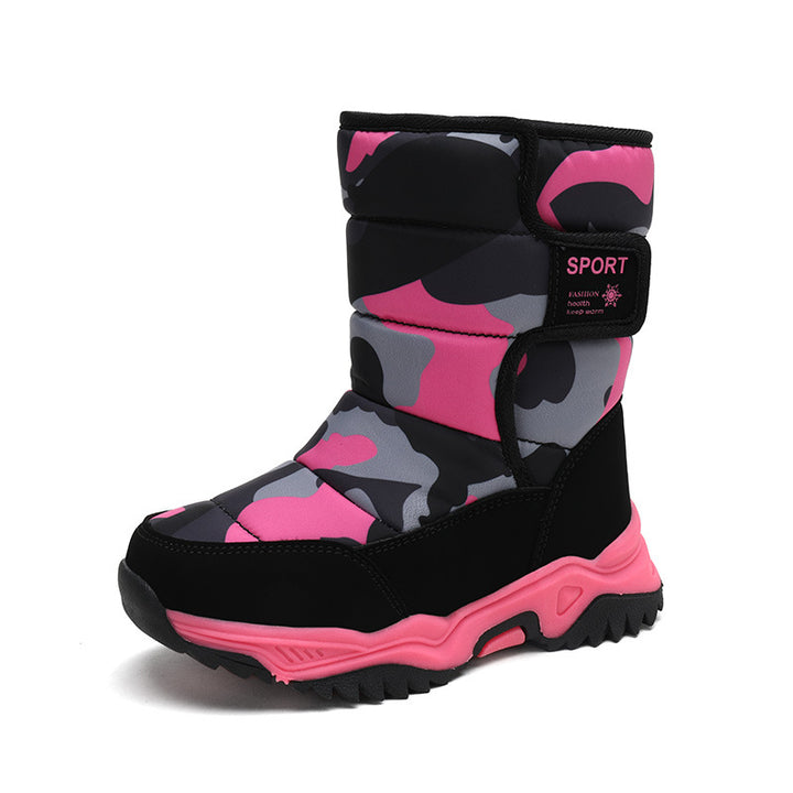 Damen warme und gefütterte Winterstiefel Drune