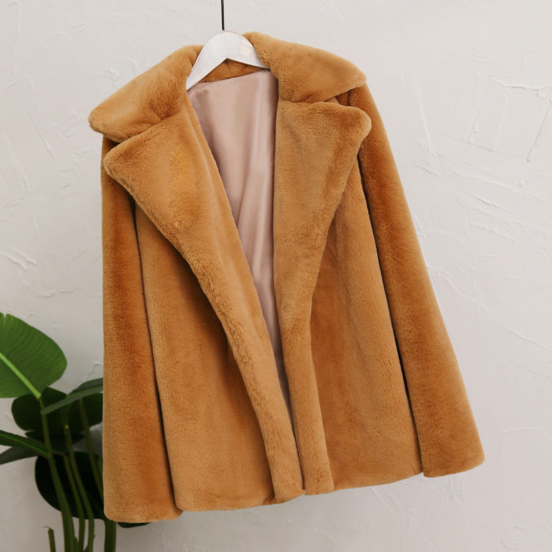 Damen Flauscher Mantel Drune