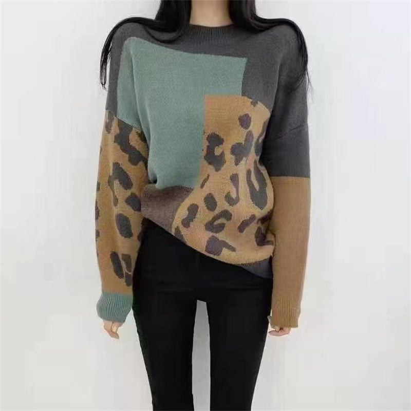 Damen modischer Pullover mit einzigartigem geometrischem Muster und strukturiertem Design Drune