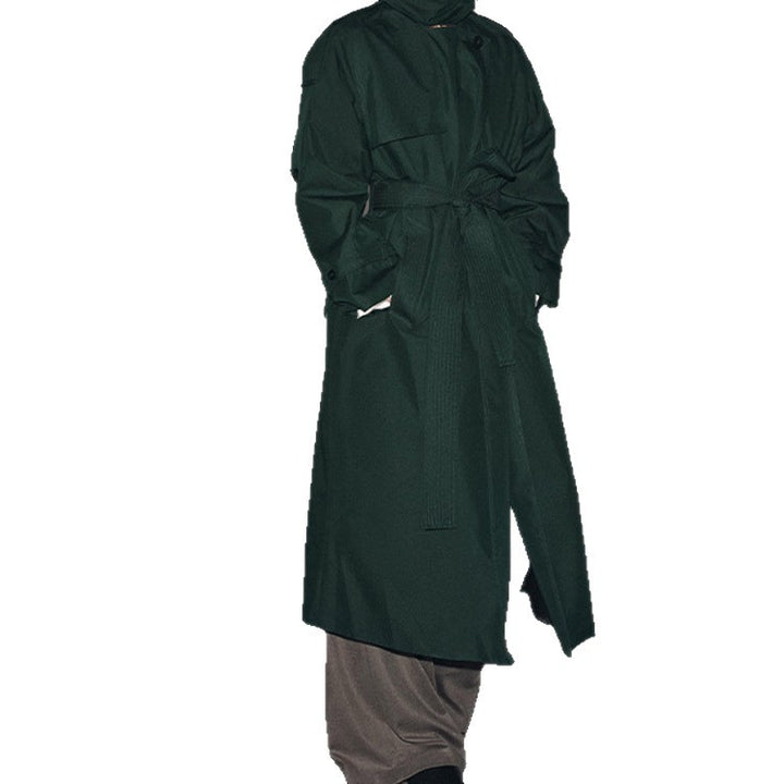 Damen Modischer Trenchcoat mit praktischem Gürtel Drune