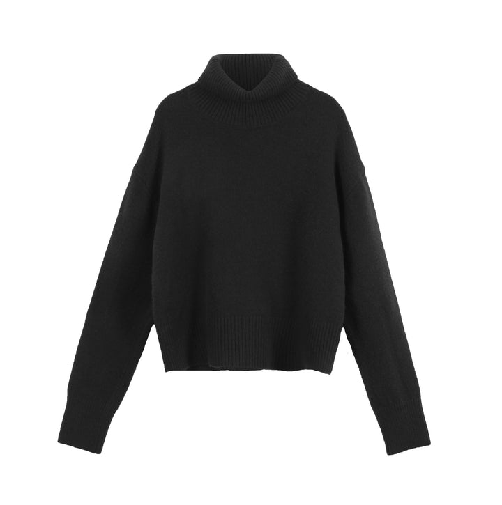 Damen kuscheliger Rollkragenpullover Drune