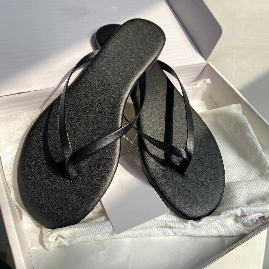 Damen Zehentrenner-Sandalen mit ergonomischem Fußbett und rutschfester Sohle Drune 1777487412