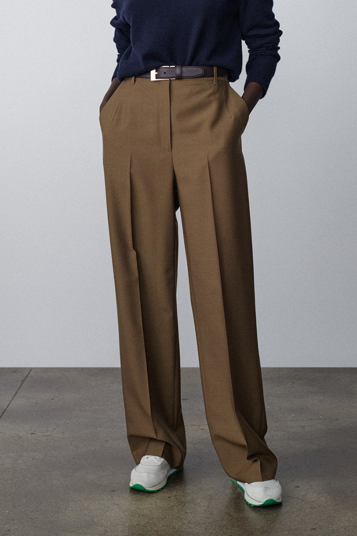 Damen Elegante und weit geschnittene Anzughose Drune