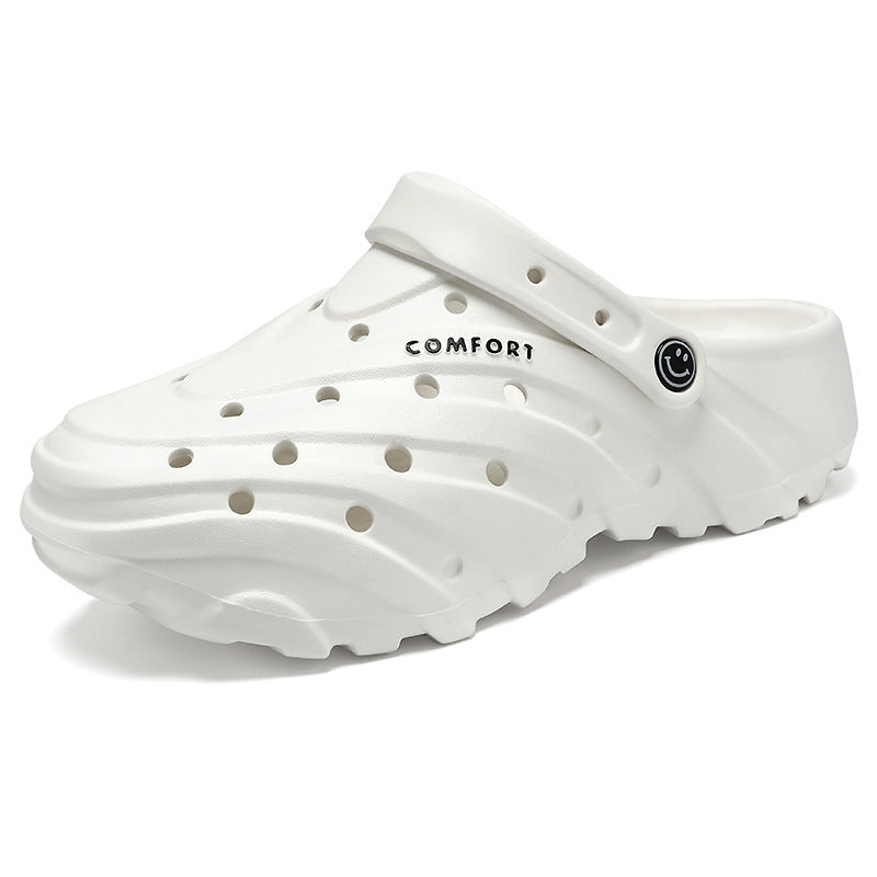 Unisex nan leichte perforierte Komfort-Clogs mit ergonomischer EVA-Sohle und verstellbarem Fersenriemen Drune