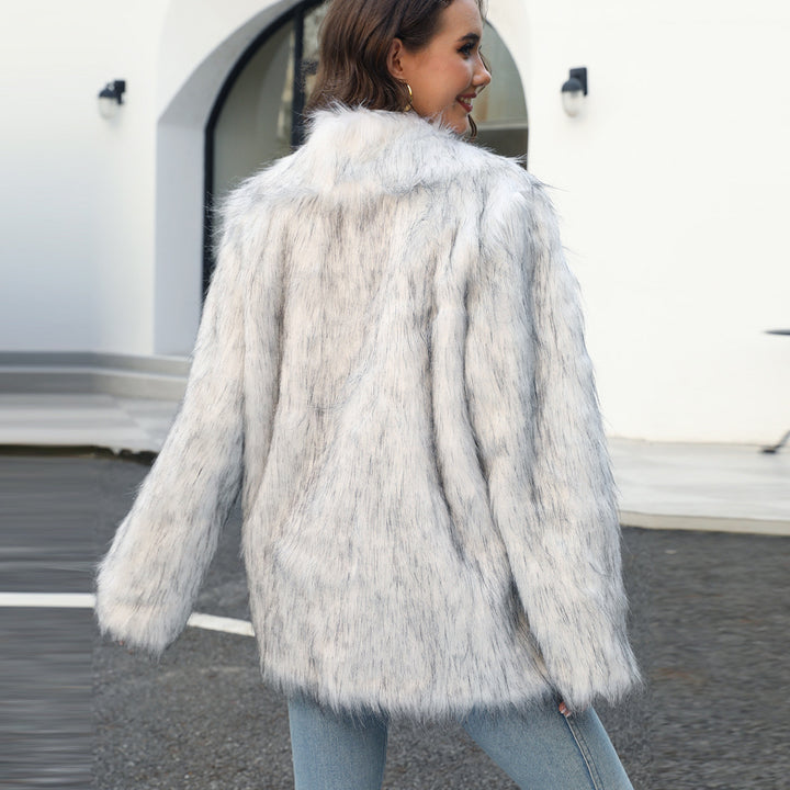 Damen Kunstpelzjacke Drune