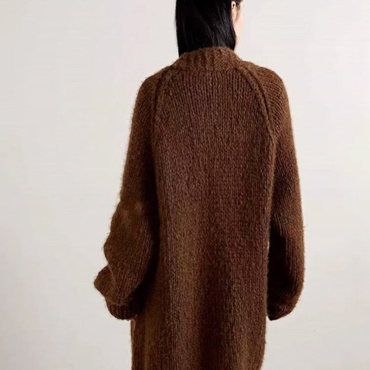Damen Kuscheliger Oversize-Strickcardigan Drune