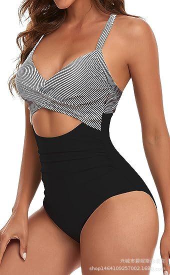 Drune | Hohler rückenfreier Bikini mit engen Trägern