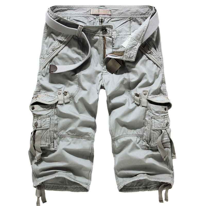 Herren Cargo Shorts mit Mehreren Taschen Drune