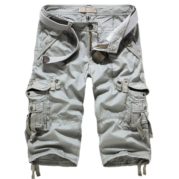 Herren Cargo Shorts mit Mehreren Taschen Drune