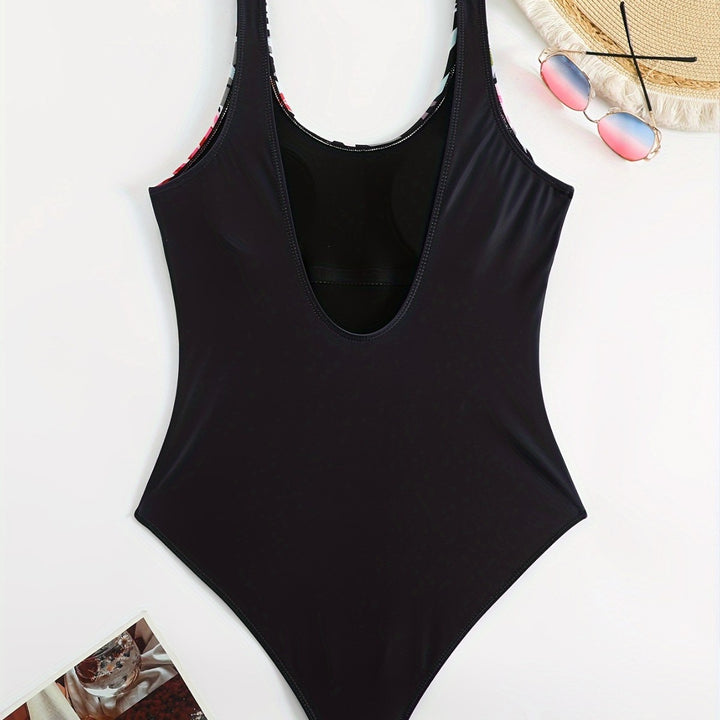 Damen Einteiler mit floralem Muster Drune