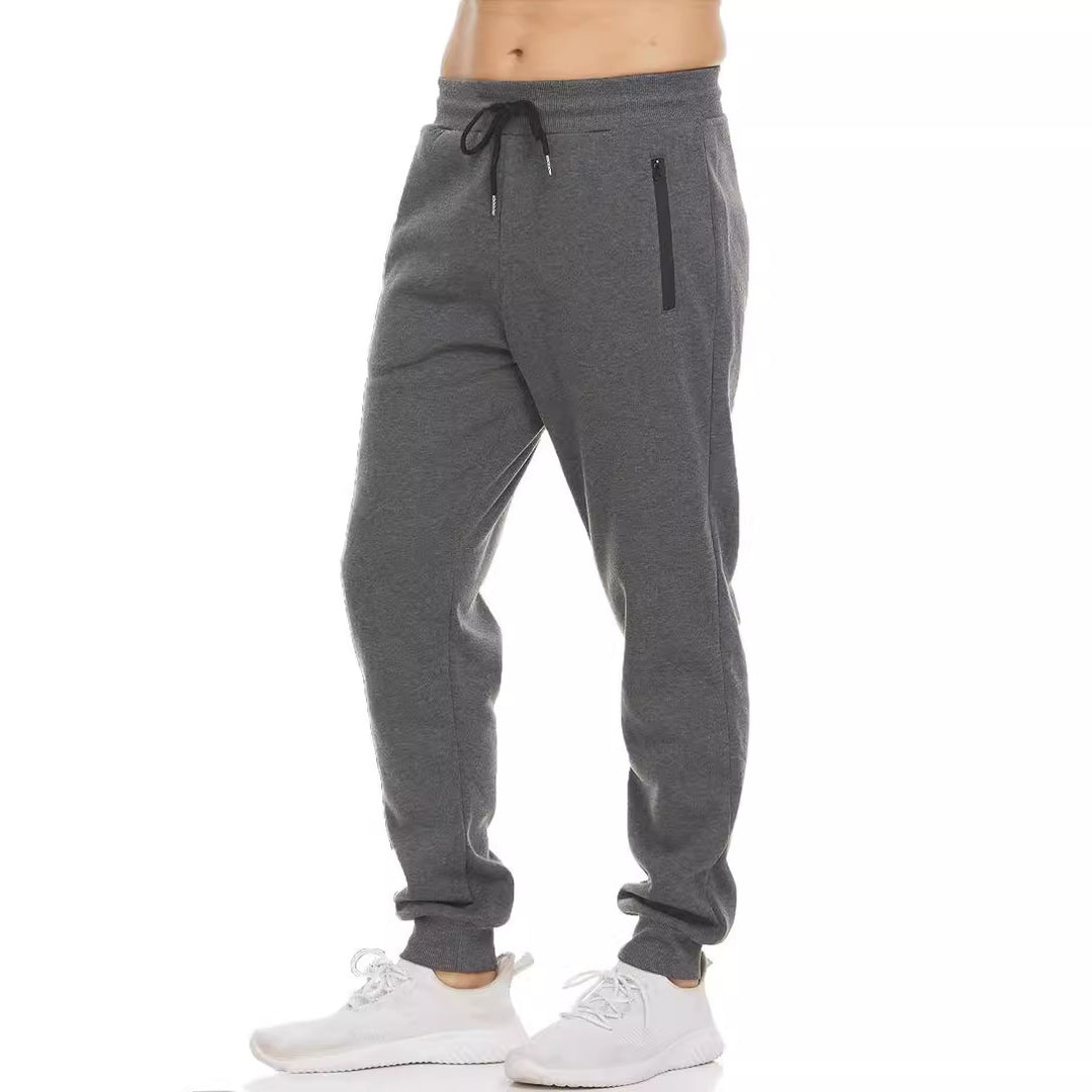 Damen nan tapered Jogginghose mit elastischem Komfortbund, wasserabweisender Reißverschlusstasche und geripptem Knöchelabschluss Drune