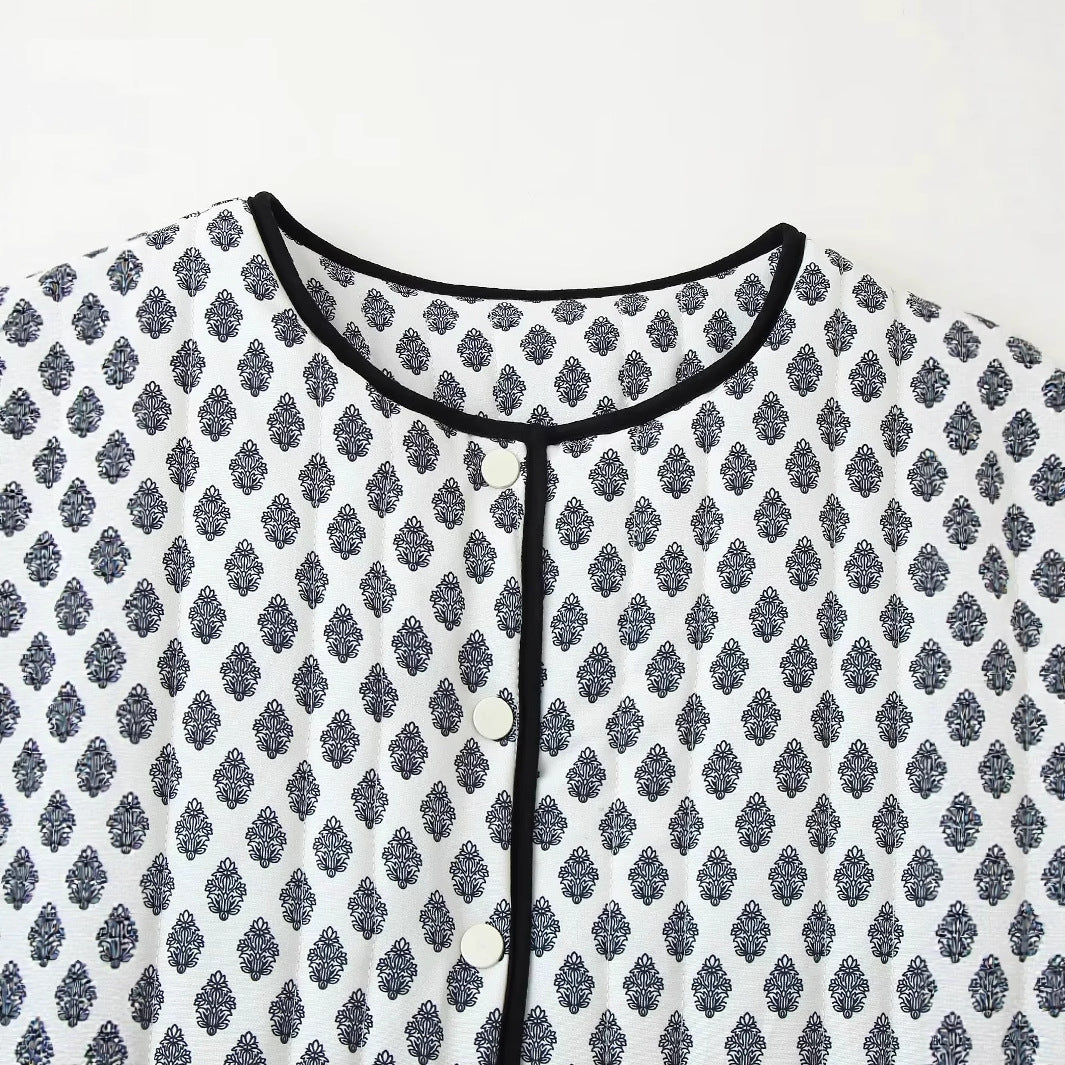 Damen modische Übergangsjacke mit eleganten Applikationen Drune