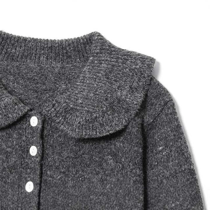 Damen Strickjacke mit weitem Kragen Drune
