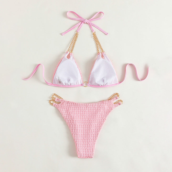 Damen Triangel-Bikini mit charakteristischem Ketten-Design Drune
