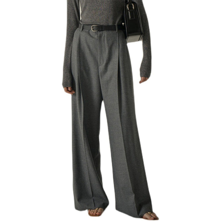 Damen elegante Hochbund-Culotte mit abnehmbaren Gürtel Drune