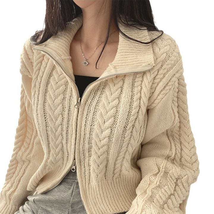Damen Strickjacke mit hochwertigem Zipper Drune