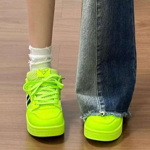 Damen Trendige Sneakers mit reflektierenden Akzenten und dämpfender Sohle Drune