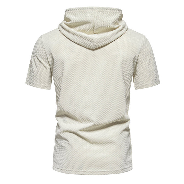 Herren Freizeit Kapuzen-T-Shirt Drune